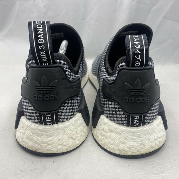 Adidas Originals NMD Runner R1 Slip-On FV5438 Black White Mens Size 10.5 Rare* - Picture 7 of 10
